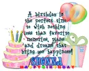 Happy Birthday ~ Shonna