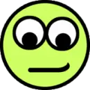 green  face