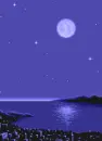 Pixel Night Sky