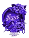 Purple Flowers - Jane