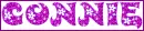 CONNIE FLOWER TEXT NAME 1