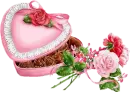 heart with rosas