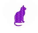 cat into a heart