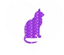 cat into a heart