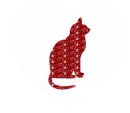 cat into a heart