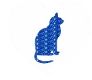 cat into a heart
