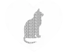 cat into a heart