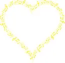heart of musical notes