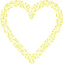 heart of musical notes