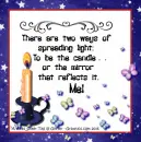 Mel - Candle - Light - Reflects