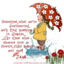 Jaya - Blessings - Flowers - Umbrella