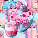 Candy Shop Seamless Background