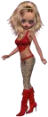 glitter doll