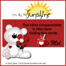 Mel - Companionship - Bear - My Sunshine