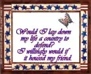 Patriotic - My Friend - Butterfly