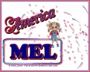 Mel - America - Red - White - Blue