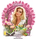 Blonde in Pink Cluster - Jane
