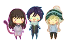 Hiyori,Yato and Yukine