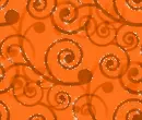 Orange swirl ~ background