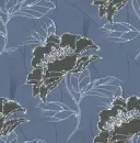 Blue with flowers ~ background