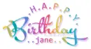 Happy Birthday Jane