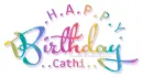 Happy Birthday Cathi
