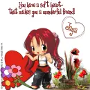 Jaya - Flowers - Heart - Friend