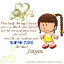 Jaya - Super Cool - Hearts - Be Yourself - Bubbles