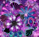 Purple power-background