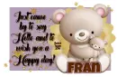 Hello N Happy Day ~ Fran