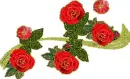 impatiens and rosas