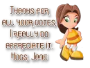 Thanks - Jane