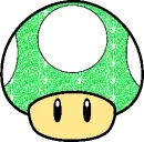 Green Mario Mushroom