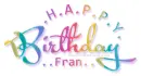 Happy Birthday Fran