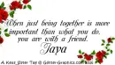 Jaya - Being Together - Friend  - Roses