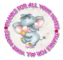 Cute Elephant -Thanks