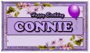 Connie - Flowers - Balloon - Birthday