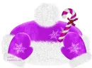 Purple Hat & Mittens