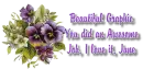 Purple Flowers - Jane