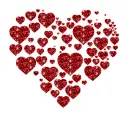 heart made of hearts