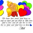 Mel - God Loves Us - God Is Love - God Lives In Them