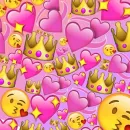 Smiley Queen Background
