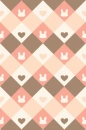Cute Bunnies and Hearts