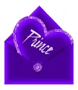Prince - heart and envelope letter