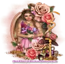 Girl with flowers - Jane