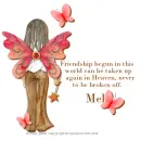Mel - Friendship In Heaven - Butterflies - Girl With Wings
