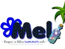 Mel - Droppin' In - Flower - Bottle - Palm Tree