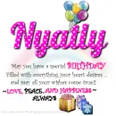 Nyatly - Birthday Wishes - Balloons - Gifts