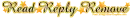 Read reply remove ~ ggr