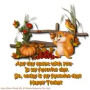 Mel - A Day Spent - Leaves - Squirrel - Bird